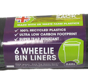 BPI WHEELIE BIN LINERS 240LTR