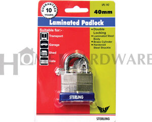 SAPPHIRE PADLOCK LAMINATED 50MM