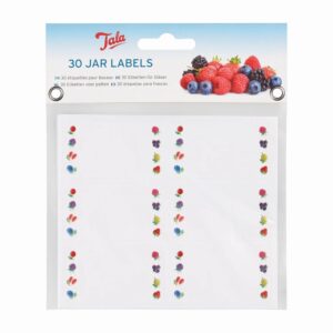 TALA PRESERVING LABELS FRUIT PK30