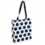 SHOPPER BAG NAVY SPOT