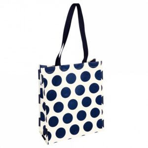 SHOPPER BAG NAVY SPOT