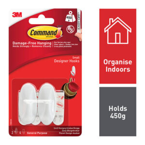 COMMAND SMALL HOOKS (2)