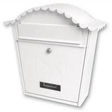 POST BOX CLASSIC WHT 370MM