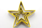 COOKIE CUTTERS COLOURED STARS (3)