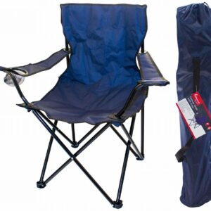 CANVAS FOLDING CHAIR BLUE