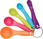 MEASURING SPOON SET PLASTIC (5) KC