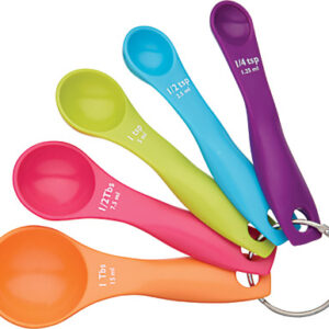 MEASURING SPOON SET PLASTIC (5) KC