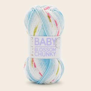 WOOL BABY BLOSSOM CHUNKY BLUEBELL