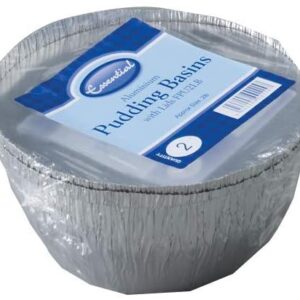 PUDDING BASIN FOIL 2LB 2PK