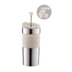 TRAVEL MUG PRESS SET S/S WHITE