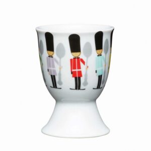 KC EGG CUP CHILDRENS SOLDIERS PORCELAIN