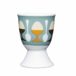 KC EGG CUP RETRO EGGS PORCELAIN