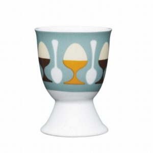 KC EGG CUP RETRO EGGS PORCELAIN