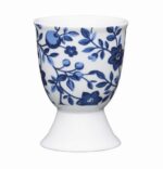 KC EGG CUP TRADITIONAL FLORAL PORCELAIN