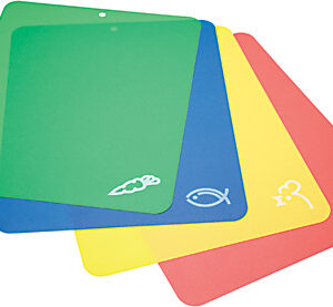 FLEXIBLE COLOUR CUTTING MATS PK4