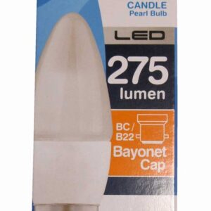 LED CANDLE 3W B22 WARM WHITE