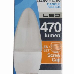 LED CANDLE 5W E27 WARM WHITE