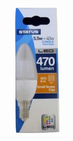 LED CANDLE 5W E14 WARM WHITE