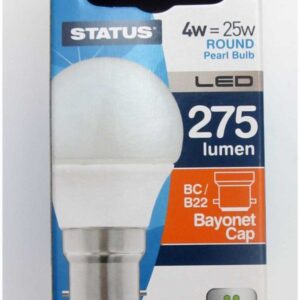 LED LIGHT BULB GOLF 3W B22 WARM WHITE