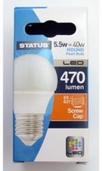 LED LIGHT BULB GOLF 5W E27 WARM WHITE