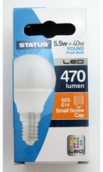 LED LIGHT BULB GOLF 5W E14 WARM WHITE