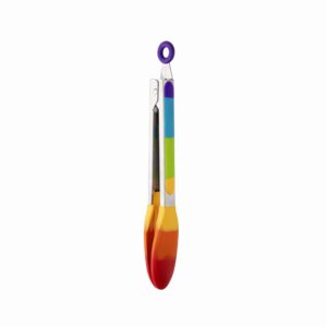TONGS SILICONE RAINBOW 23CM