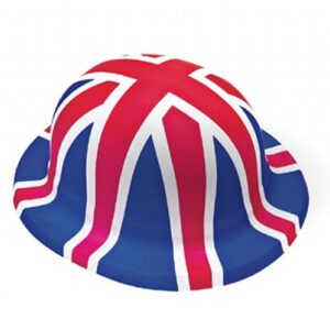 BOWLER PARTY HAT UNION JACK CLASSIC SGL