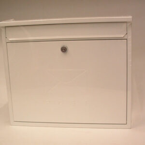 POST BOX RECT WHITE MB02