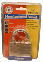 SAPPHIRE PADLOCK LAMINATED 64MM