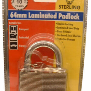 SAPPHIRE PADLOCK LAMINATED 64MM