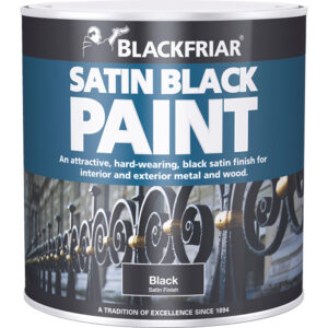 PAINT SATIN BLACK 125ML
